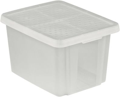 Box Curver® Essentials mit Deckel, 26 Liter, transparent, 44x34x27 cm