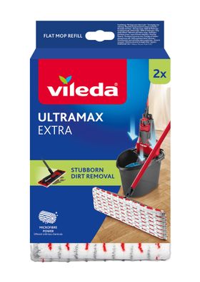 Mop-Tuch Vileda Ultramax Microfibre 2v1, Packung 2 Stk., Ersatzteil