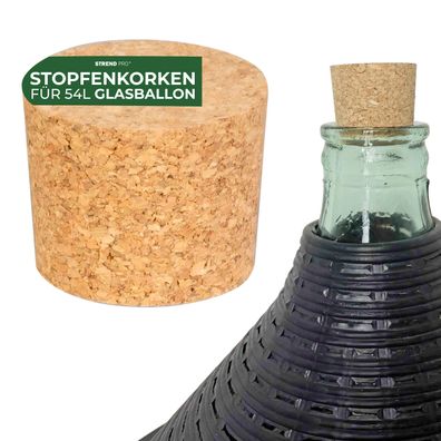 Flaschenverschluss Strend Pro 35x55/50 mm, Kork, konisch, für Flasche