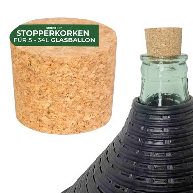 Flaschenverschluss Strend Pro 35x45/40 mm, Kork, konisch, für Flasche