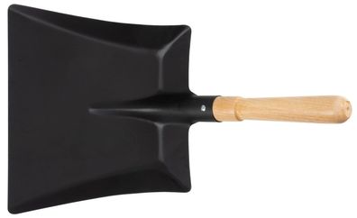 Kehrschaufel S532, schwarz, mit Holzgriff