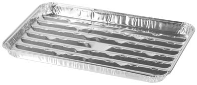 Schüssel MagicHome 34x23x2.5 cm, 3 Stk., rechteckig, perforiert, ALU