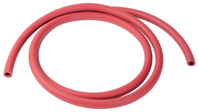 Schlauch für Wein 12/8 mm, 150 cm, Vollgummi, rot, lebensmittelecht