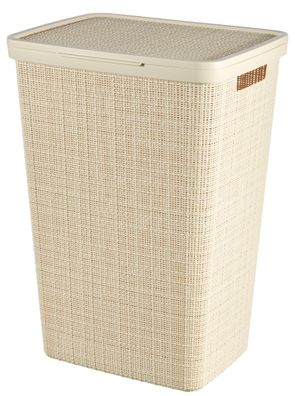 Wäschekorb Curver® JUTE, 58 Lit., beige, 34x43x60 cm