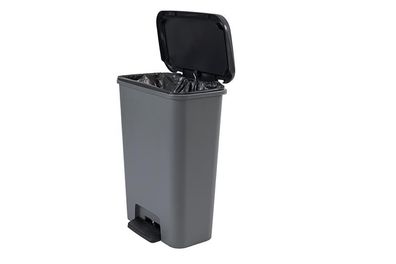 Abfalleimer Curver® Compatta BIN, 50 Lit., 29.4x49.6x62 cm, schwarz grau