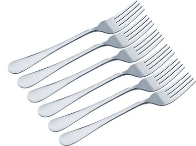 Gabel MagicHome, Tafelgabel, Besteck, Edelstahl, 6er-Pack