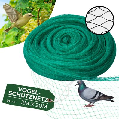 Netz Strend Pro, 2x20 m, Masche 18 mm, gegen Vögel, PE