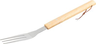 Grillgabel Strend Pro Grill, zum Grillen und Braten, mit Holzgriff