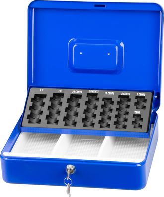 Kassette CashBox, 300x240x90 mm, für Geld und Münzen