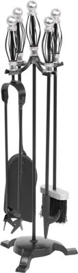 Kaminbesteck Homefire FT23SB, 5-teilig, vernickelt, 66 cm