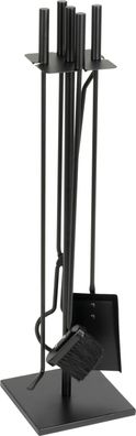 Kaminbesteck Homefire FT075BA, für Kamin, 4-teilig, schwarz, 81 cm, Kaminwerkzeug