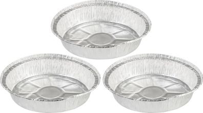 Schale MagicHome, 22,4x4,6 cm, Grill-, 3 Stk., Aluminium, rund