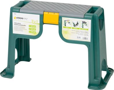 Stuhl Strend Pro TC1611, Garten, mit Stauraum, Kniebank, 57x27x37 cm