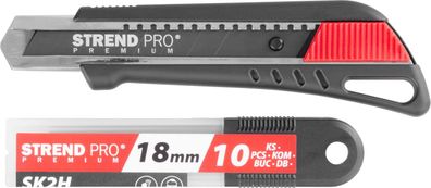 Messer Strend Pro Premium FD781, BlackMatt, SoftTouch, 18 mm