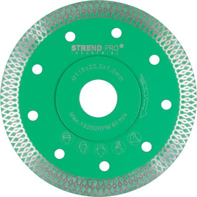 Scheibe Strend Pro Industrial, 115x22.2x1.2 mm, Diamant, ultradünn