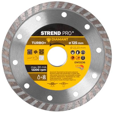 Scheibe Strend Pro 521C, 125 mm, Diamant, Turbo