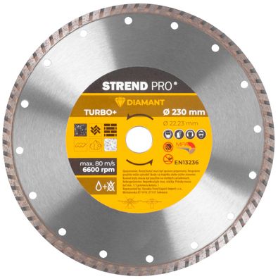 Scheibe Strend Pro 521C, 230 mm, Diamant, Turbo