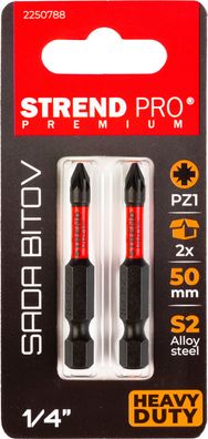 Bit Strend Pro Premium Pozidriv, PZ 1, Pack. 2 Stk