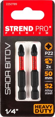 Bit Strend Pro Premium Pozidriv, PZ 2, Pack. 2 Stk