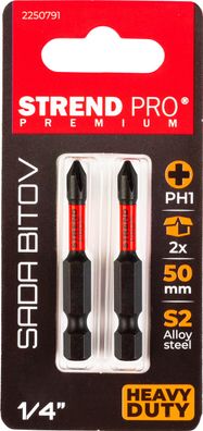 Bit Strend Pro Premium Phillips, PH 1, Pack. 2 Stk