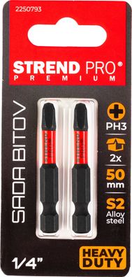 Bit Strend Pro Premium Phillips, PH 3, Pack. 2 Stk