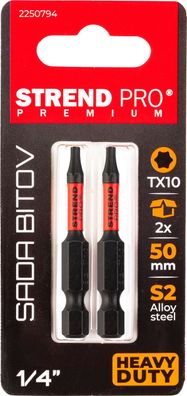 Bit Strend Pro Premium Torx, T 10, Pack. 2 Stk