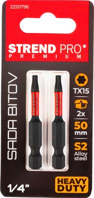 Bit Strend Pro Premium Torx, T 15, Pack. 2 Stk