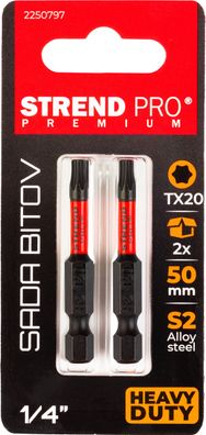 Bit Strend Pro Premium Torx, T 20, Pack. 2 Stk