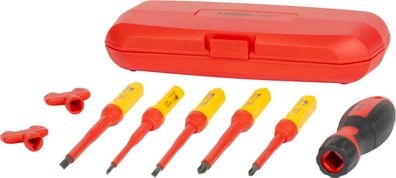 Schraubendrehersatz Strend Pro, VDE 8-teilig, Schlitz+Phillips, Elektriker