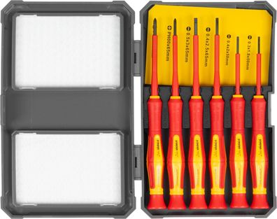 Schraubendrehersatz Strend Pro, VDE 6-teilig, Schlitz+Phillips, Elektriker