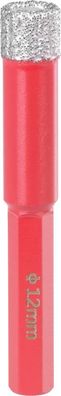 Lochsäge Strend Pro Premium DCB12, 12 mm, HEX-Schaft, Lochsäge, Diamant