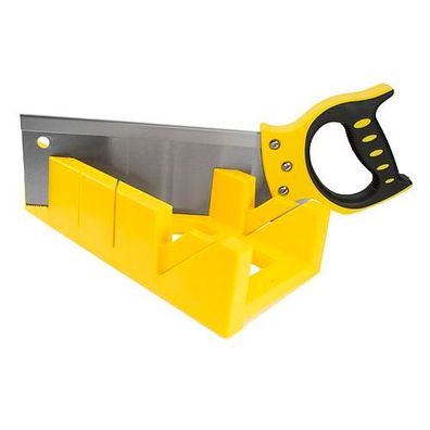 Gehrungssäge Strend Pro MBOX-84, 300 mm, Kunststoff-Gehrungslade mit Säge