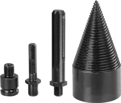 Dorn Strend Pro, Spaltkeil, Kegel, 60 mm, 3x Adapter, für Holz