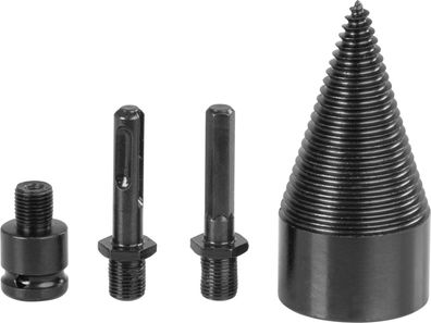 Dorn Strend Pro, Spaltkeil, Kegel, 50 mm, 3x Adapter, für Holz