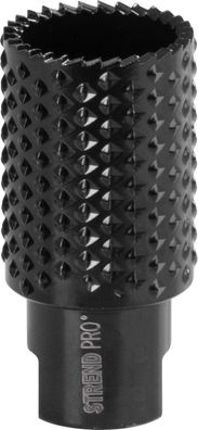 Raspel Strend Pro RSP40, 30 mm, für Winkelschleifer, schwarz, zylindrisch
