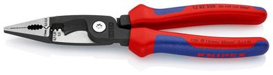 Zange KNIPEX 13 82 200, 200 mm, Multifunktions-, Elektroinstallations