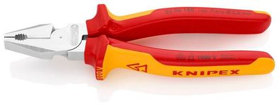 Zange KNIPEX 02 06 180, 180 mm, Kraft-Kombinationszange, VDE