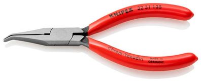 Zange KNIPEX 32 31 135, 135 mm, flache, gebogene, spitze Backen, Einstell