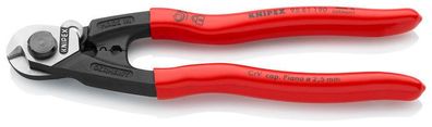 Schere KNIPEX 95 61 190, Zange, 190 mm, bis 5 mm2, für Stahlseile