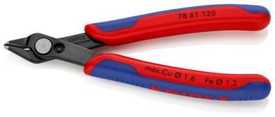 Zange KNIPEX 78 61 125, 125 mm, Seitenschneider, für Feinmechanik