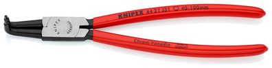 Zange KNIPEX 44 21 J31, 40-100 mm, 90° gebogen, für innere Sicherungsringe
