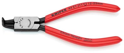 Zange KNIPEX 44 21 J11, 12-25 mm, 90° gebogen, für interne Sicherungsringe