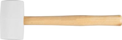 Hammer Strend Pro HM221 680 g, Gummihammer, WhiteHead, Holzgriff