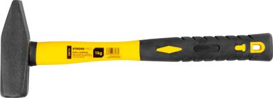 Hammer Strend Pro HM112 1000 g, Schlosserhammer, Fiberglasgriff, TPR
