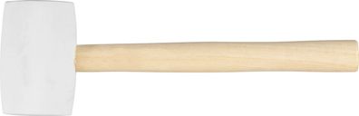 Hammer Strend Pro HM221 450 g, Gummihammer, WhiteHead, Holzgriff