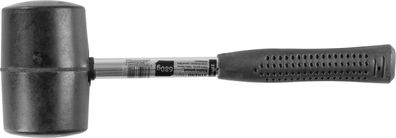 Hammer Strend Pro HM213 680 g, 300mm, Gummihammer, BlackHead, Metallgriff