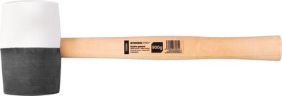 Hammer Strend Pro HM232, 910 g, 320 mm, Gummi, BlackWhiteHead, Holzgriff