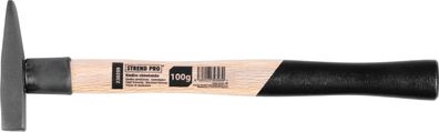 Hammer Strend Pro HM100 100 g, Schlosserhammer, Holzgriff, Stiellänge 260mm