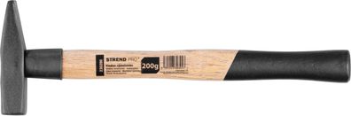 Hammer Strend Pro HM100 200 g, Schlosserhammer, Holzgriff, 275mm