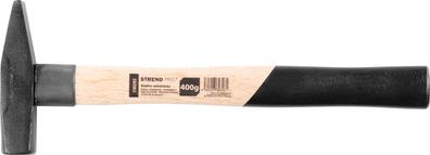 Hammer Strend Pro HM100 400 g, 300mm, Schlosserhammer, Holzgriff